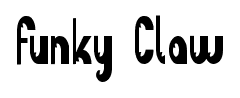 Funky Claw font